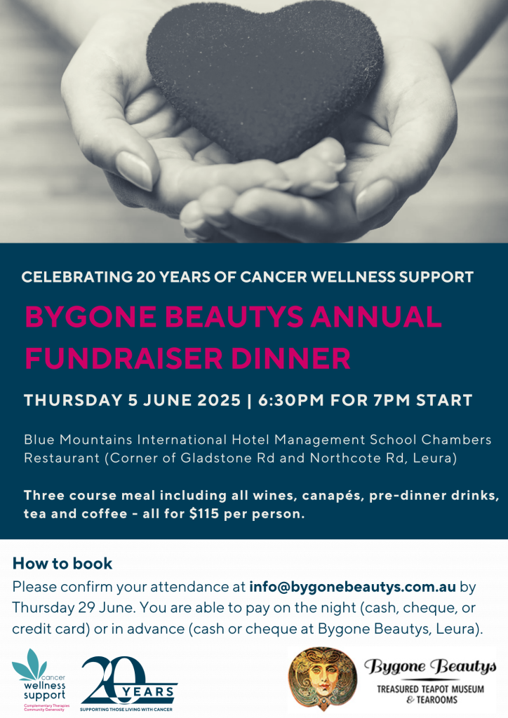 Bygone Beautys Annual Fundraiser Dinner - Cancer Wellness Support